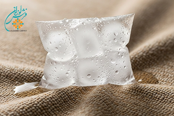 Remove wrinkles with ice